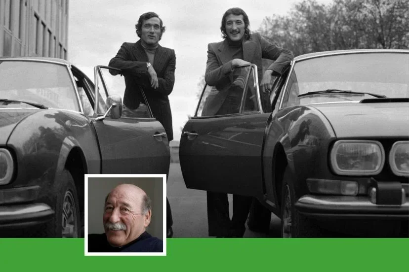Patrick Revelli (à droite) avec son frère Hervé, à Saint-Étienne en 1973. (L'Équipe)